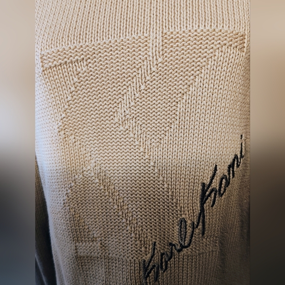 Karl Kani Tan Knit Sweater. Please See Pictures For Details. - Picture 4 of 12